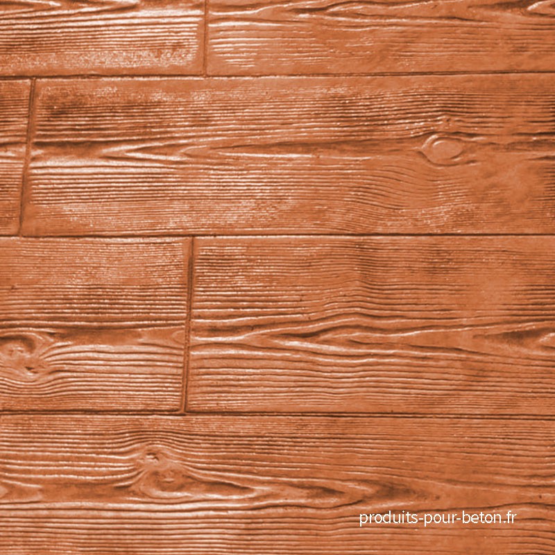 Moule pour béton imprimé - modèle Bois deux planches