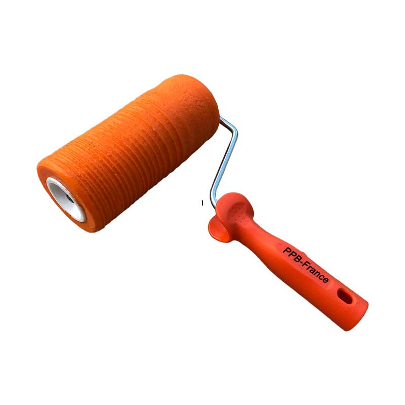 Rouleau béton empreinte effet Bois