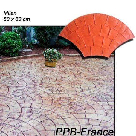 Béton imprimé vers Saint-Etienne - Béton Solutions