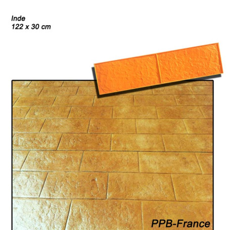 Moule empreinte pour mur modèle Parement veiné