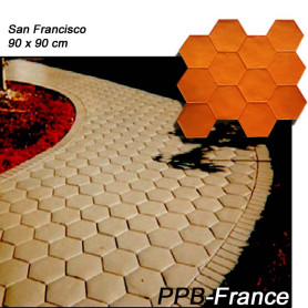 Moule de marquage pour béton empreinte modèle San Francisco.