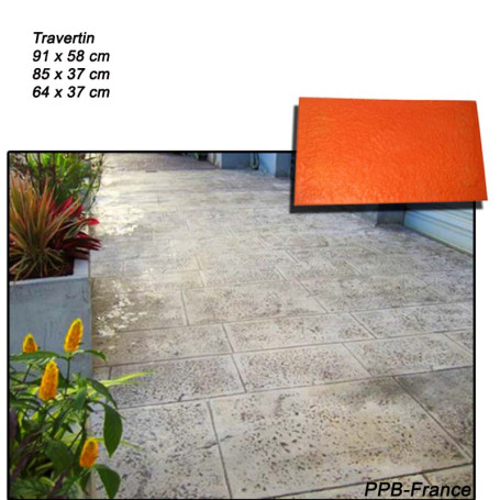 Moule Bordure Pour Plâtre Ou Ciment Imprimé Vertical