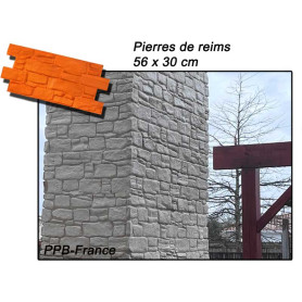 Moule empreinte pour mur modèle Pierres de Reims