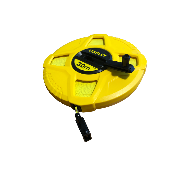 Mètre Ruban Alfa 15 M Jaune - Double Face, Crosse Métallique - Outil De Mesure Pratico-Ludique